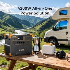 PECRON E3800 LFP 3840Wh 4200W Portable Power Station 240vLiFePO4 for Home Backup