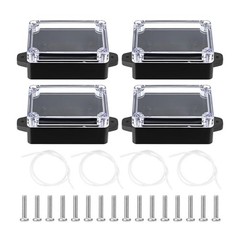 4 Pack Waterproof Junction Boxes 83 x 58 x 33 mm for Electronics Projects