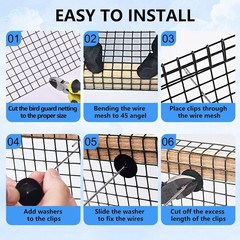 6in X 100ft Critter Guard for Solar Panels, 1/2inch PVC Coated Solar Panel Gu…