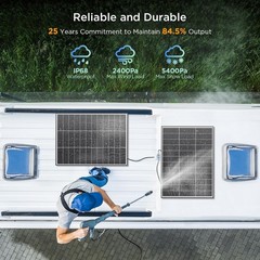 N-Type 16BB 100 Watt Solar Panel 100W Solar Panel W/ 25% High Efficiency