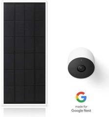 Solar Panel, Solar Panel Charger for Google Nest Cam Outdoor or Indoor, Battery