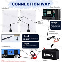 7000W Sine Wave Inverter Solar Kit | Complete Inverter 12V24V-110V/220V