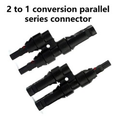 IP67 2 to 1 Solar Connectors T Type Connectors Male to Female Solar Parallel