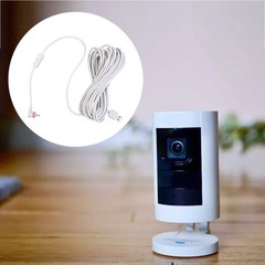 7 6m Weatherproof Power Cable and Adapter for Ring Cameras Installation