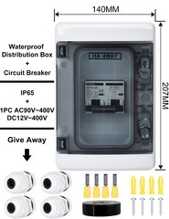 DC 100 Amp Breaker Outdoor Disconnect Miniature Circuit Breaker for Solar Pa