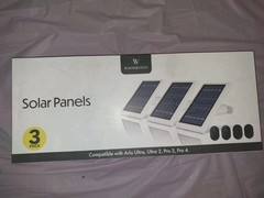 Wasserstein 3 Pack Solar Panels For Ring Spotlight Cam And Stick Up Cam Battery