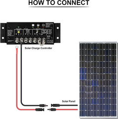 Igreely 10 Gauge Wire Solar to O Ring Cable Solar Panel Adapter Kit Cable Connet