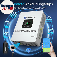 10240Wh LiFePO4 Home Backup Power Station 5000W Inverter WiFi Bluetooth