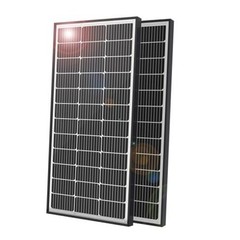 200 Watt Solar Panels, 10BB Monocrystalline 12V 2PCS 100W P-Type 100W 2pcs