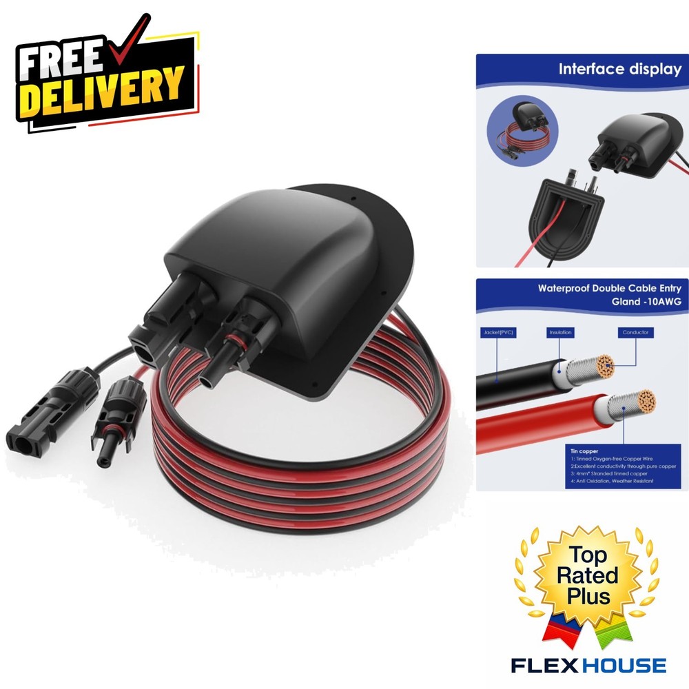 IS68 Rated Waterproof Solar Cable Gland for Quick & Secure Panel Installations