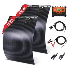 400W Monocrystalline Solar Panel Complete Kit for RV Home Off Grid Camping New