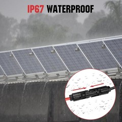 Solar Extension Cable 10AWG 20FT DC Waterproof Tinned Copper For Solar Panels