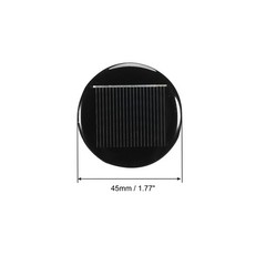 Mini Solar Panel Cell 0.5V 270mA 0.135W 45mm for DIY Project 5Pcs