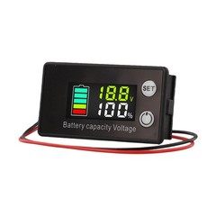 Battery Capacity Indicator LCD Screen Display Measurement Speed Twice Per Second