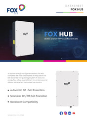 11.4 kW Inverter & 20 kWh Battery – FOX Energy Storage, ATS, Grid & Off-Grid