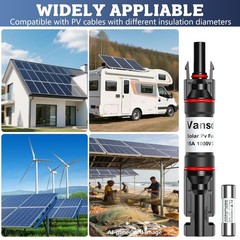 Vansdon 5PCS 15A Solar Fuse Holder Inline for Solar Panel and Controller | 15…