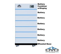 30KW Complete Offgrid Solar Kit – 15K Sol-Ark Inverter + 30.72KW OMO Stack Lithi