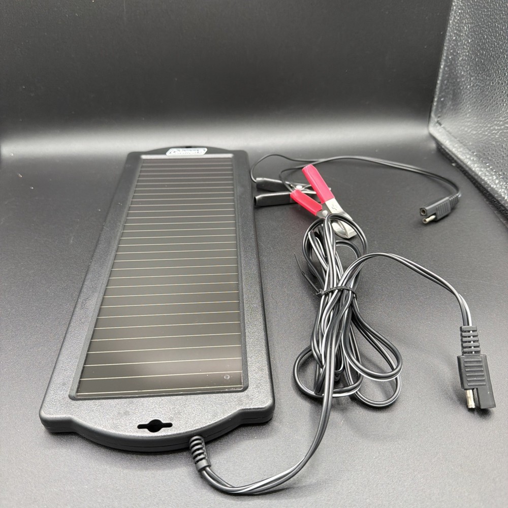 Coleman 12V Portable Monocrystalline Solar Panel for Electronics Outdoor