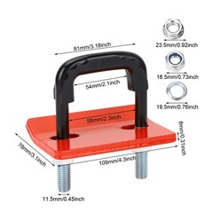 Heavy Duty Steel Stabilizer For Trailer Hitching Safety FDNB