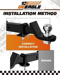 2″ TRAILER LOCK DOWN HITCH TIGHTENER Stabilizer Heavy Duty Anti Rattle Tow