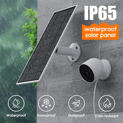 2 Pack Solar Panel Charger for Google Nest Cam Battery 13.1FT IP65 Waterproof