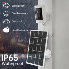 8W 5V Microcrystal Solar Panel + Mounting Bracket For Security Camera Water Pump