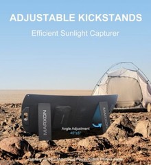 Marxon Solar Panel XP100. 100W Outdoor Foldable With Adjustable Kick Stand