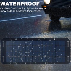 60W Solar Panel 12V Olt Trickle Battery Charger For Caravan Car Van Boat Kit