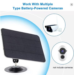 2PCS 3W 5V IP Security Camera Charger Solar Panel Charger For Outdoor