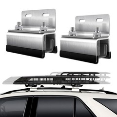 Pack of 4 Steel Solar Mounting Brackets for Roof Box Secure Fastening Marine Use