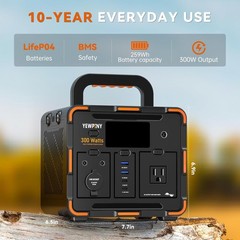 Emergency Power Supply 300W Solar Generator^