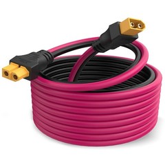12AWG 6.6FT XT60 Extension Cable Injection Molded XT60 Adapter Wire for Porta…
