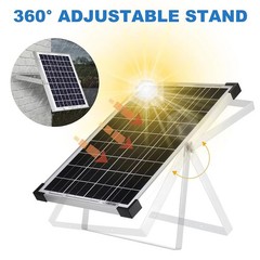 20W 18V Solar Battery Charger Trickle Maintainer Solar Panel Kit for Car Boat RV