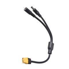 28cm XT60 Male Female To DC55215.5×2.1mm Power Cord For Outdoor Power Supply