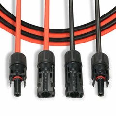 ALLPOWERS 1.5m Solar Extension Cable 14 AWG Cable with Female and Male Connector