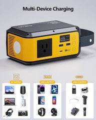 Fast Charging Jump 100 Portable Power Station – 200W Peak with 3 LED Modes