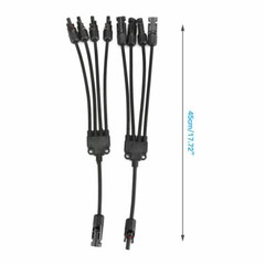 Solar Panel Y / T Branch Cable Connection Waterproof Adapter Connector Extension