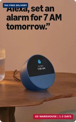 Amazon Echo Spot (newest model), Great for nightstands, offices and kitchens, Sm