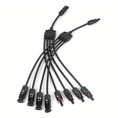 Solar Panel Cable Y Branch Connector IP67 Waterproof M/F Wire Plug Adapter