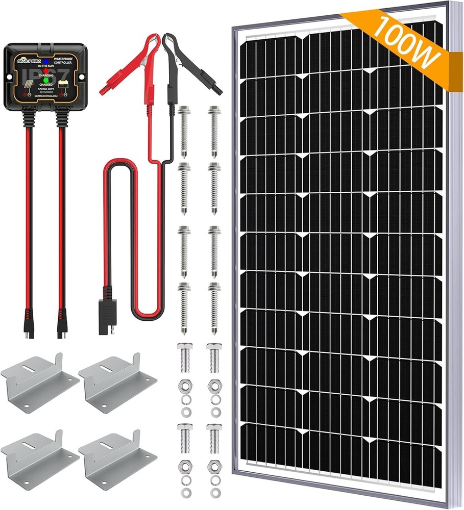 SOLPERK Solar Panel Battery Trickle Charger