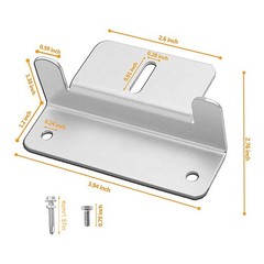 4PCS Aluminum Alloy Z Bracket Solar Panel Mounting Kit For RV Boat Popular