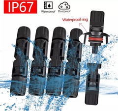 5-100Pairs Solar Panel Cable Wire Connectors Kit Male& Female Waterproof Adapter