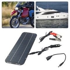 60W Solar Panel 12V Olt Trickle Battery Charger For Caravan Car Van Boat Kit