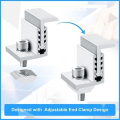 Adjustable Solar Panel Mounting Clips