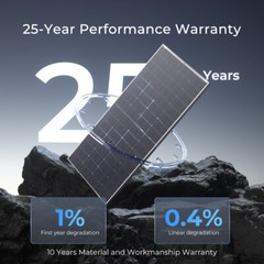 Renogy N-Type 16BB 12V 250W Bifacial Solar Panel Double-Side High-Efficiency PV