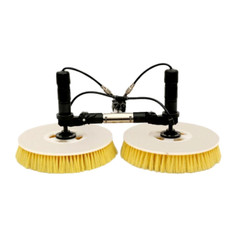 Solar Panel Cleaning Machine Double Head Retractable Photovoltaic Panels Brush