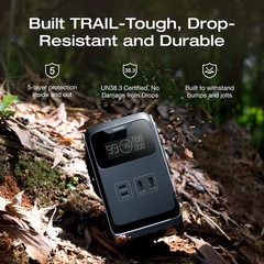 EF ECOFLOW TRAIL 200 DC Portable Power Station, 192Wh Lifepo4 Battery, Solar Gen