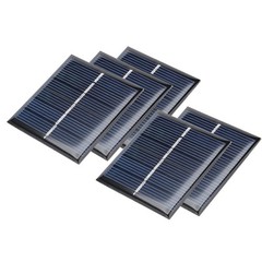 5pcs 3V 110mA Poles Mini Solar Panel Module for Phone 60x55mm