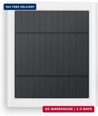 Solar Panel for Ring Camera, 4W Solar Charger Compatible with Rings Spotlight &S