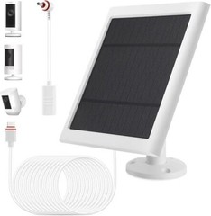 IP65 Solar Panel Outdoor for Ring Cameras () Spotlight Cam White 1P